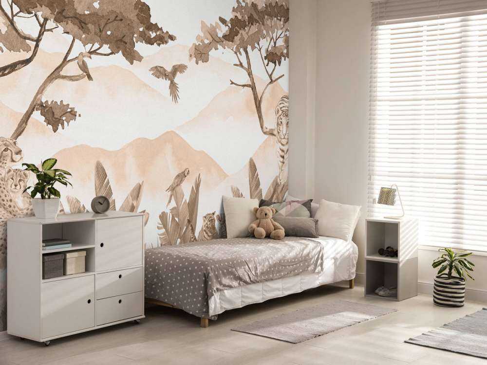 Predators in the jungle taupe
