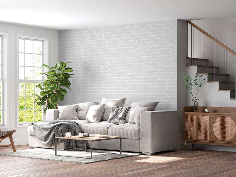 White brick wall