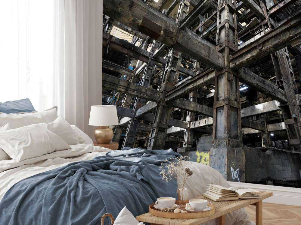 Old abandoned coal laundry