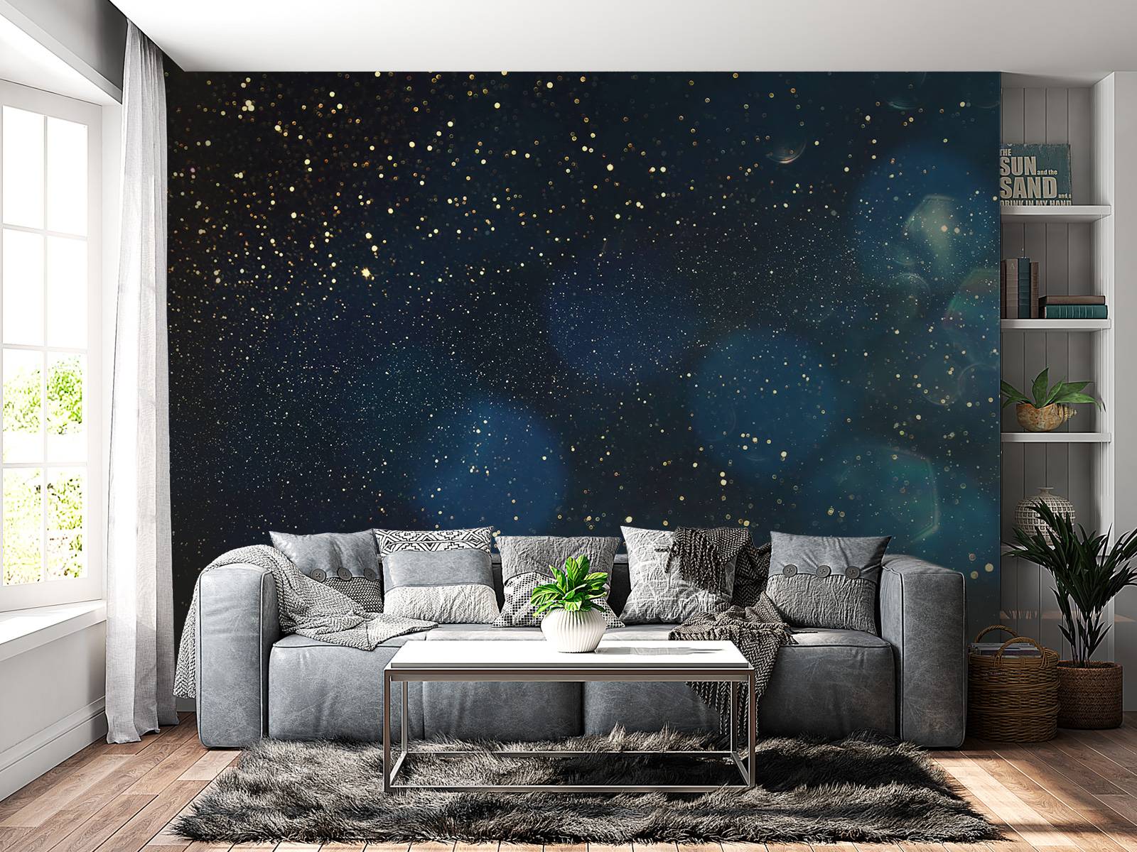 Shimmering glitters