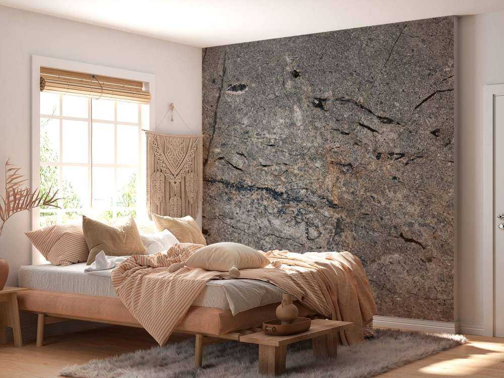 Grey marble structure