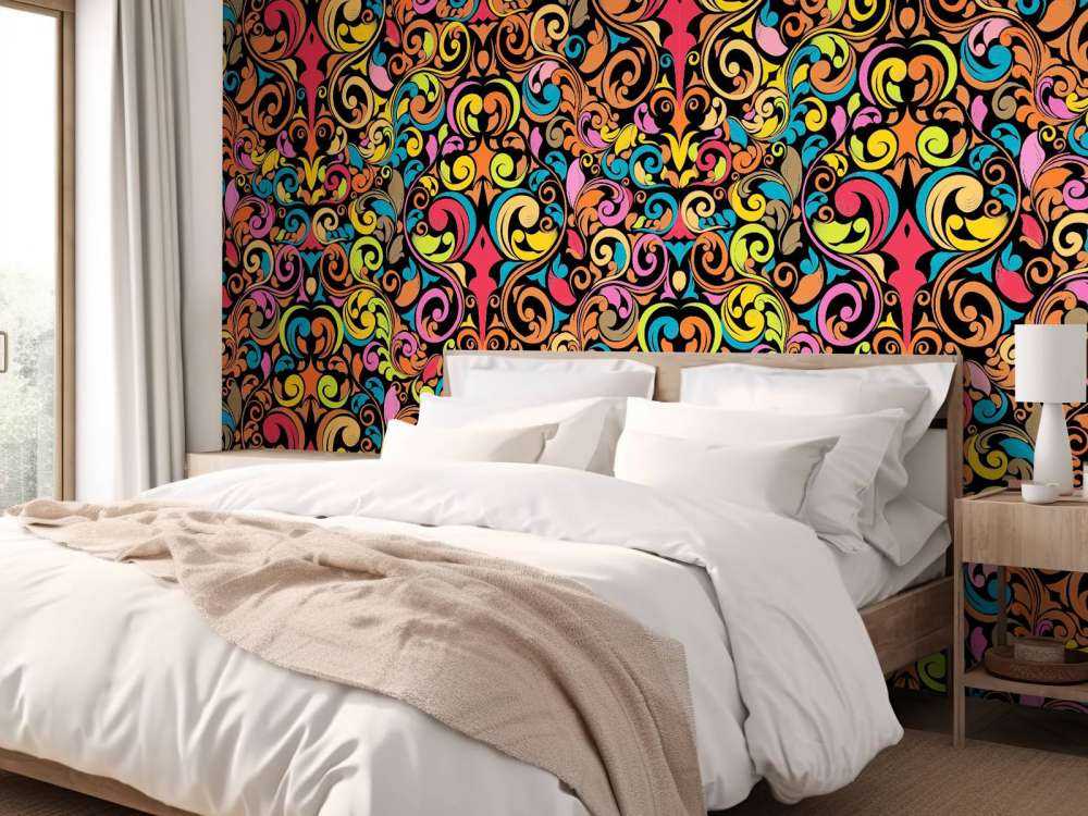 Abstract coloured figures