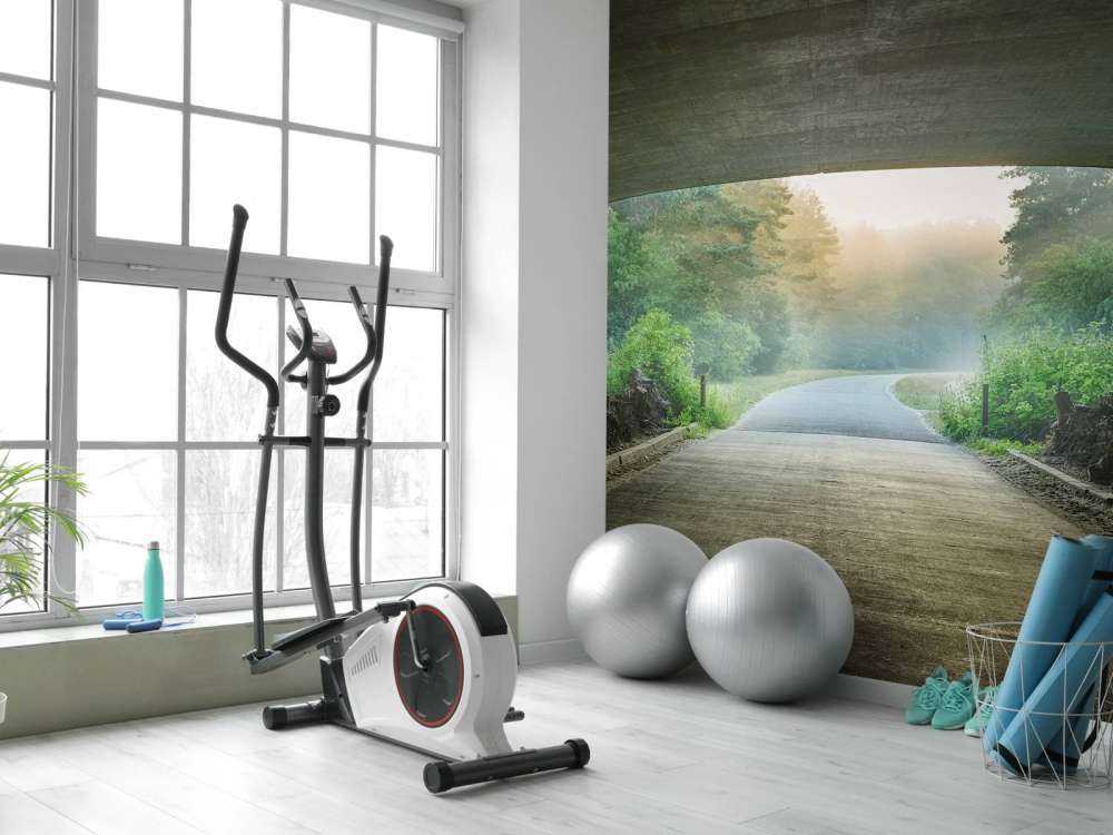 Sun at the end of a tunnel