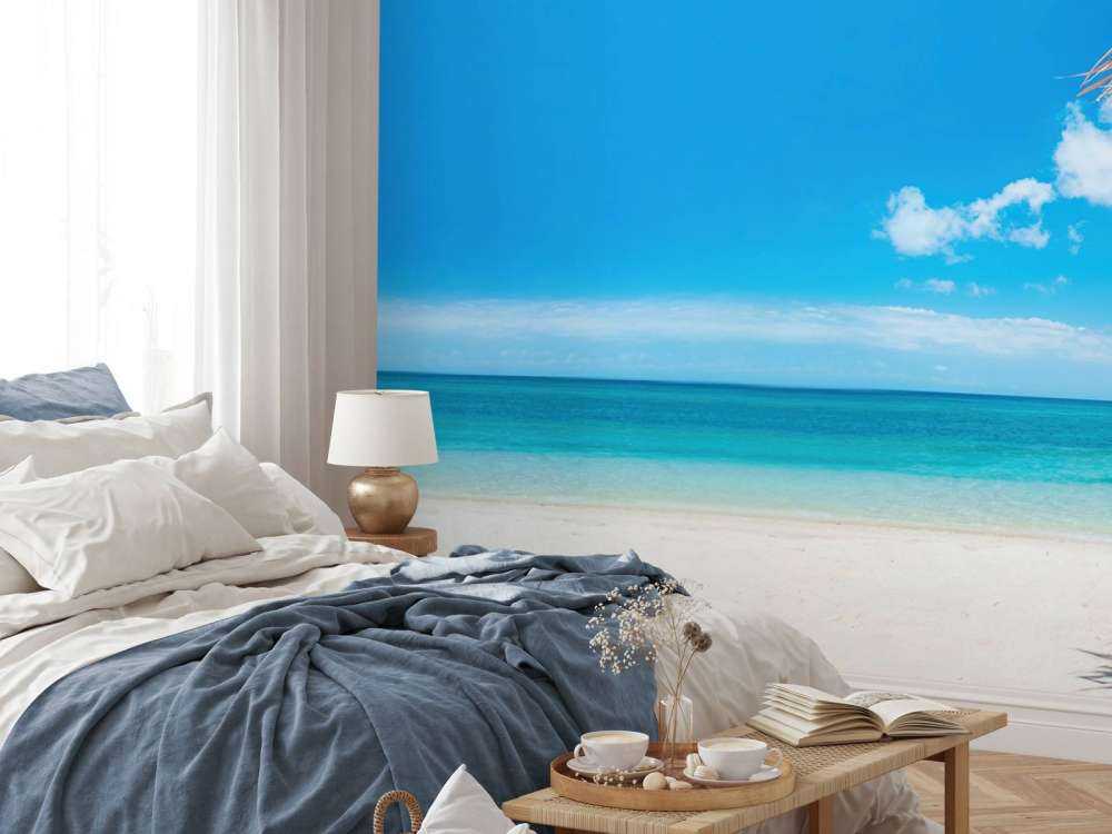 Sun loungers on the beach