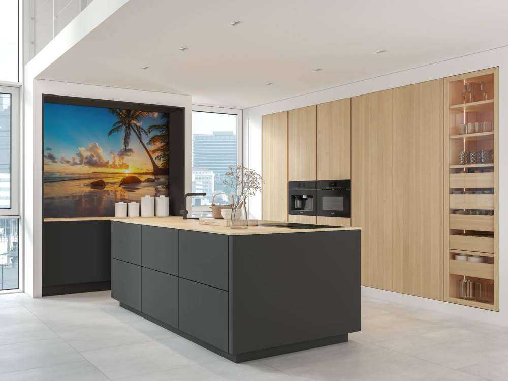 Palm trees at sunset