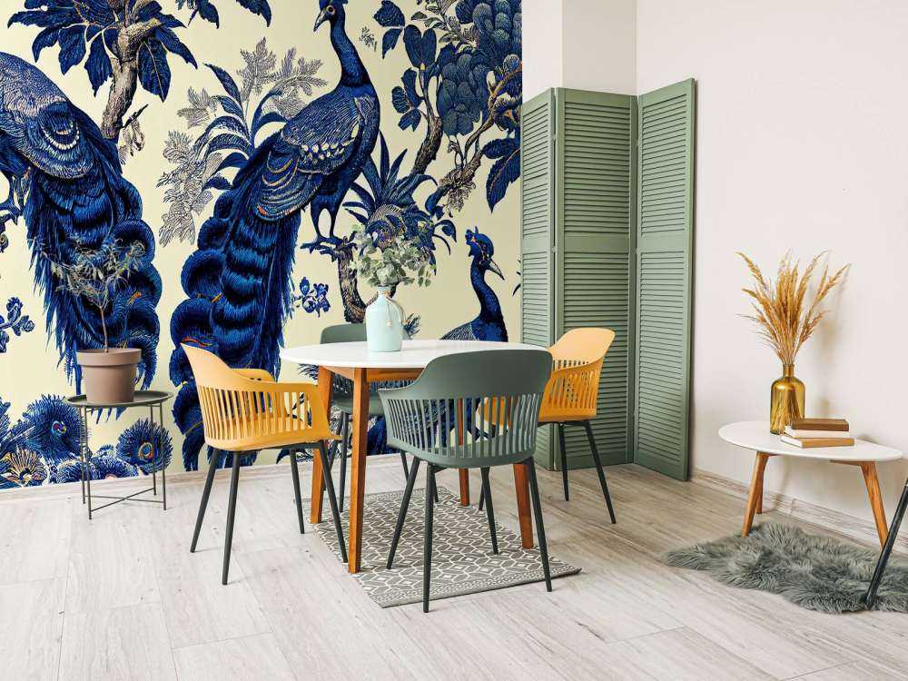 Royal Blue Peacock Splendor