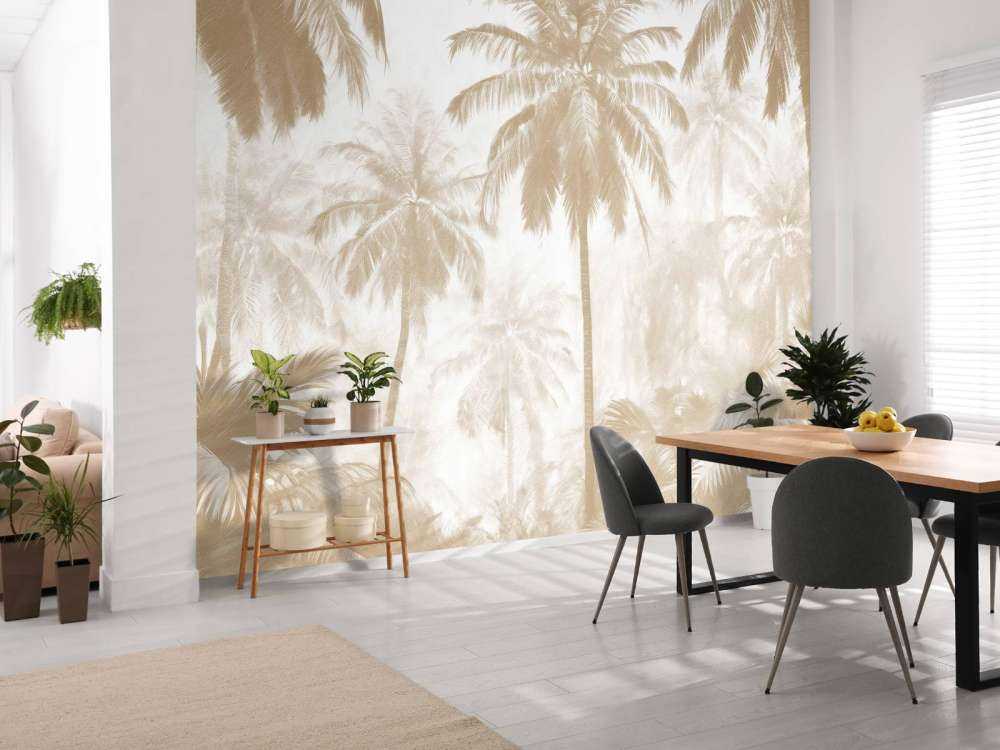 Misty Palm Forest, taupe