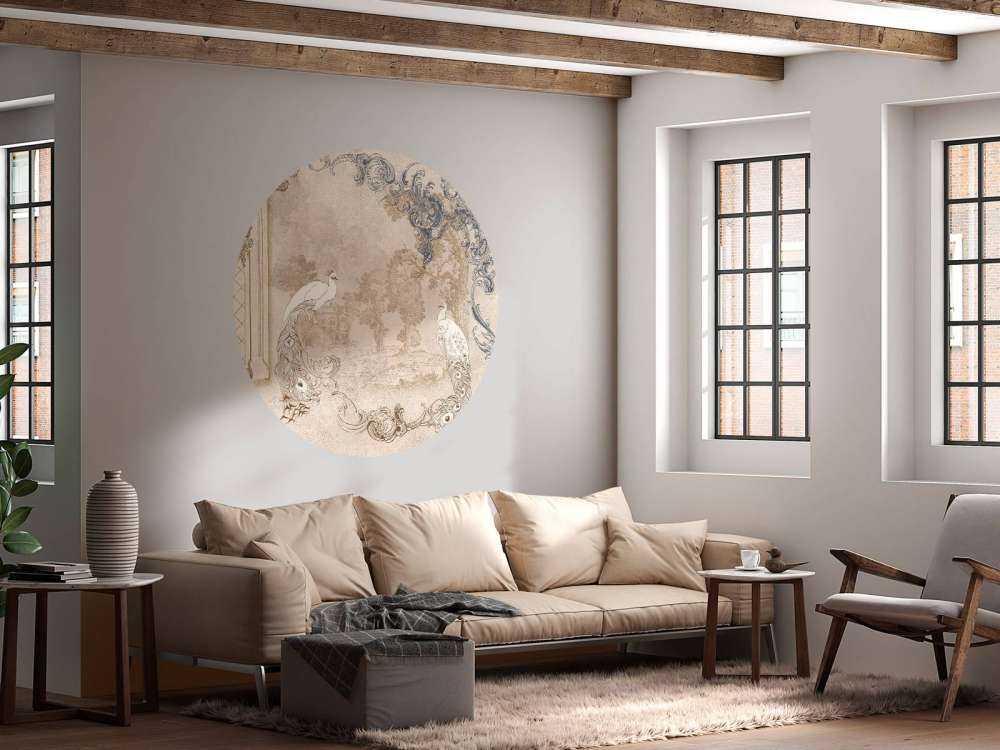 Baroque Peacock Splendor from a Modern Perspective