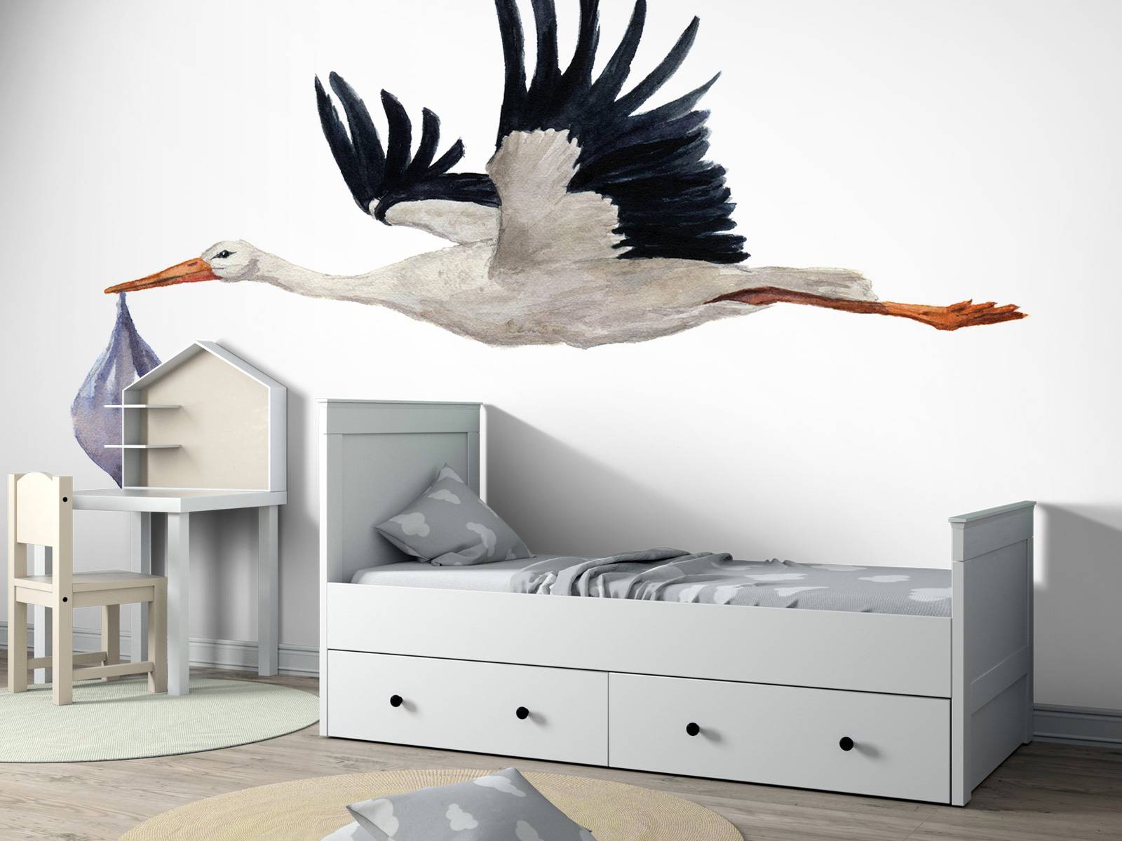 Flying Stork