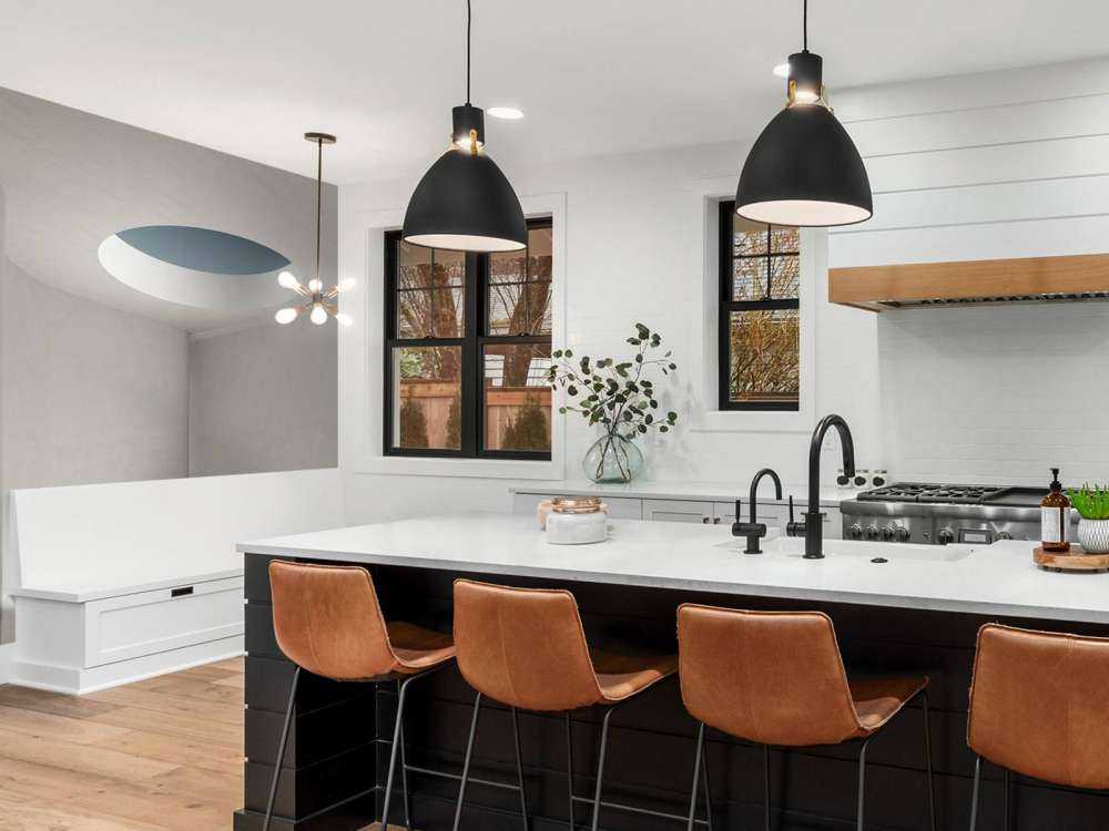 Minimalistisch ruimte met lichtinval