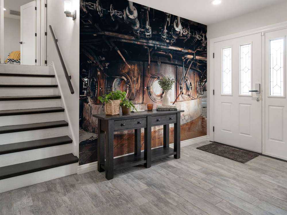 Old industrial furnace