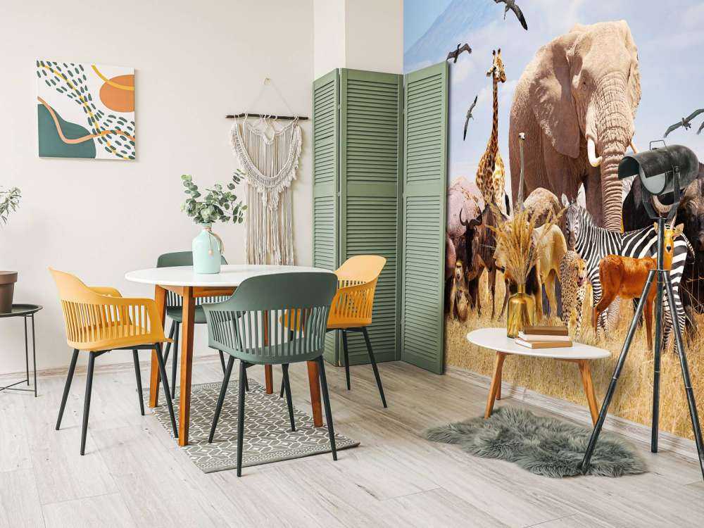 African animals at Kilimanjaro