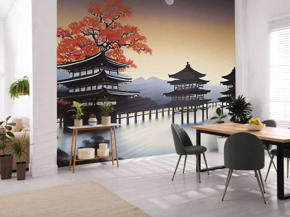 Rustgevend landschap