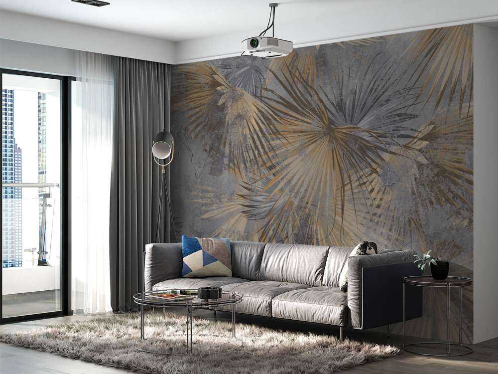 Exotic leaves concrete