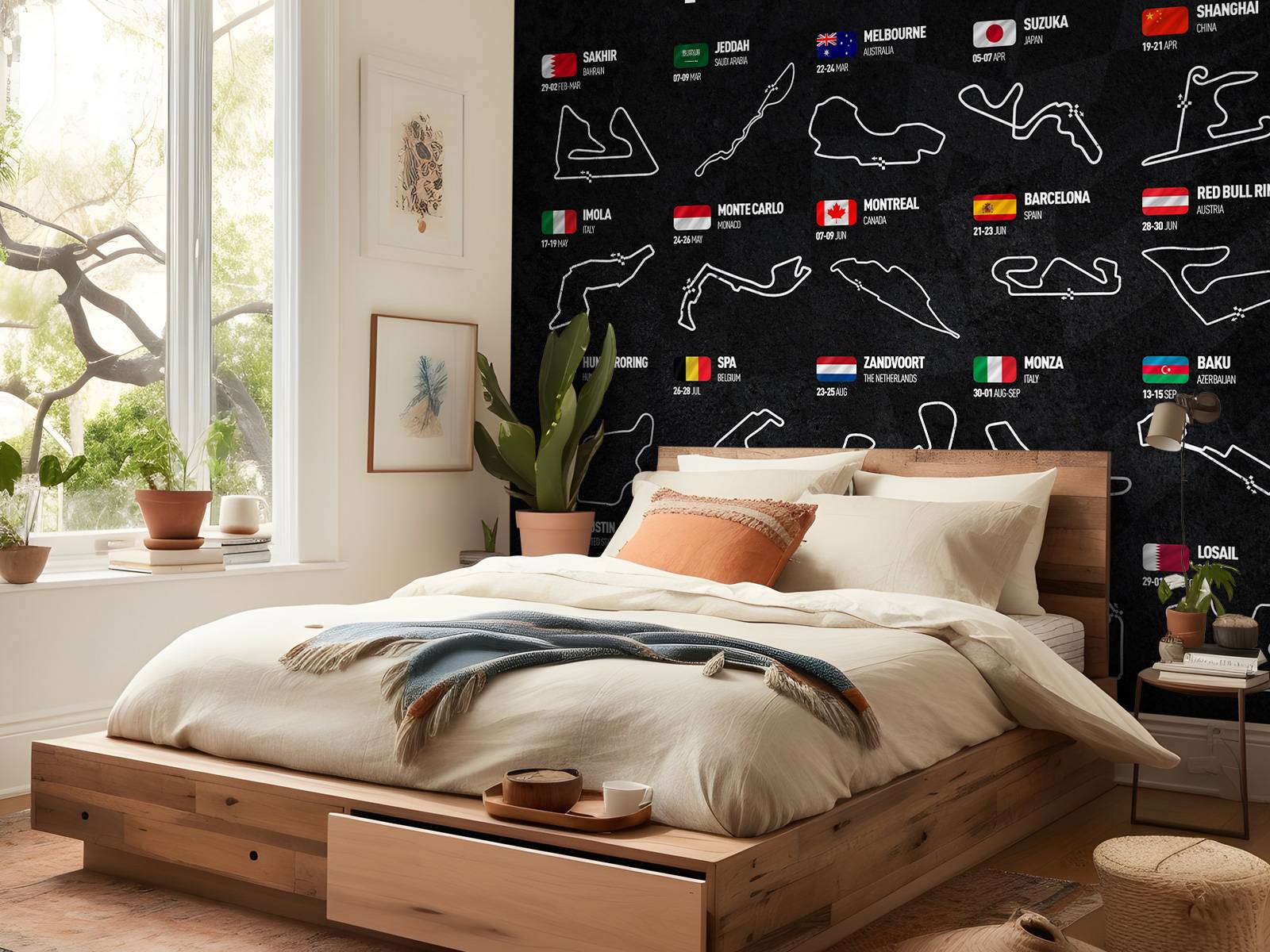 Formula 1 2024 - Date map