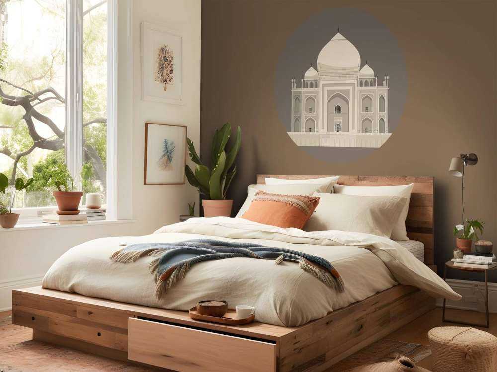 Illustratie van Taj Mahal