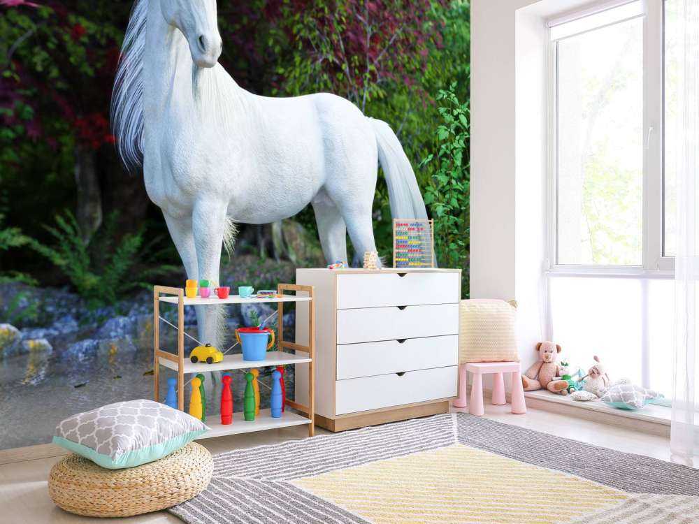 Unicorn in de rivier