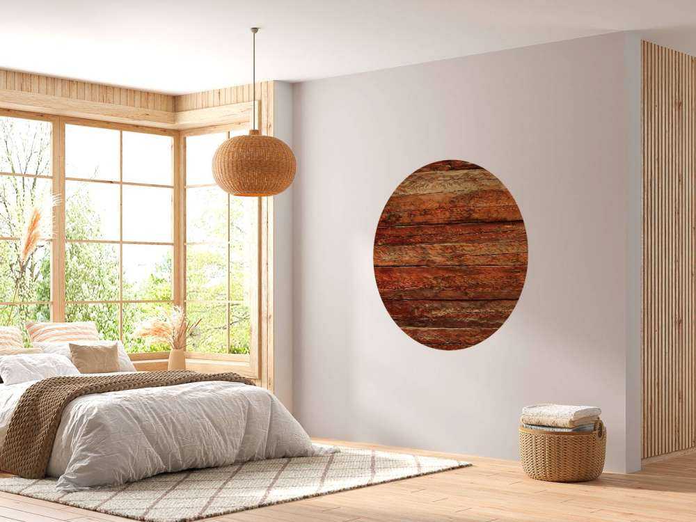 Wood with rough structure