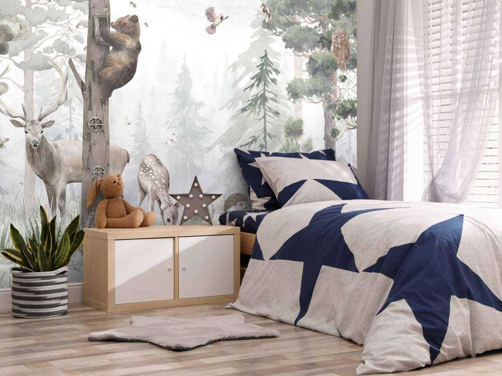 Wildlife in the Middle of the Forest