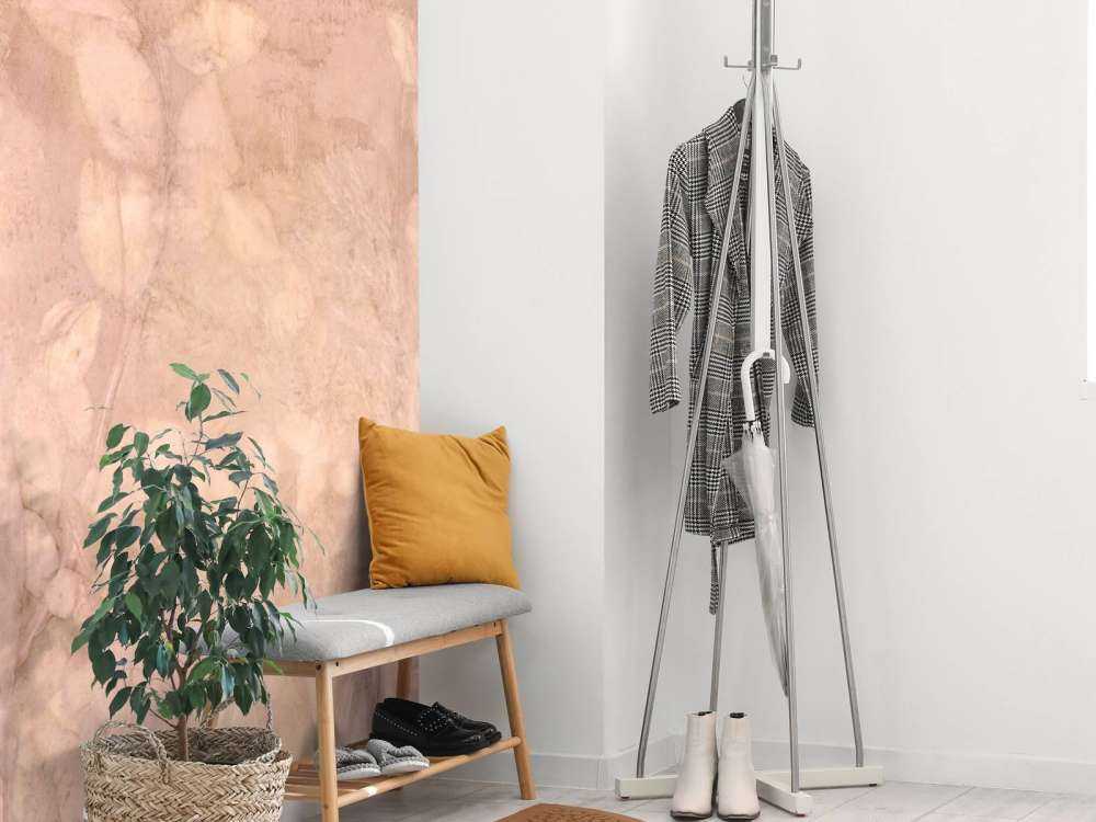 Wild blackberry and plantain - dream world in pink