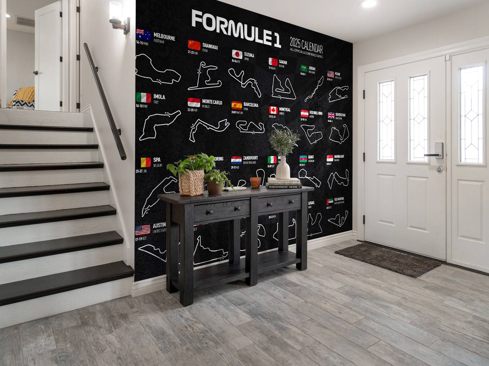 Formula 1 2025 - Data map