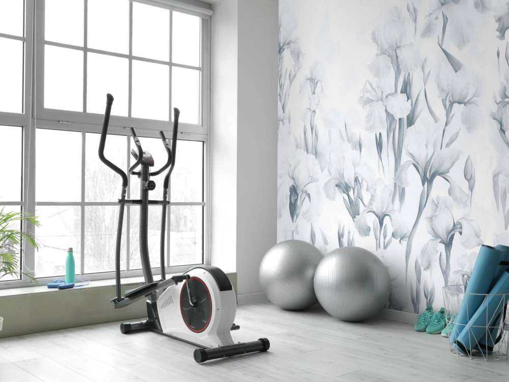 Irises Dance Seamless Cool Blue