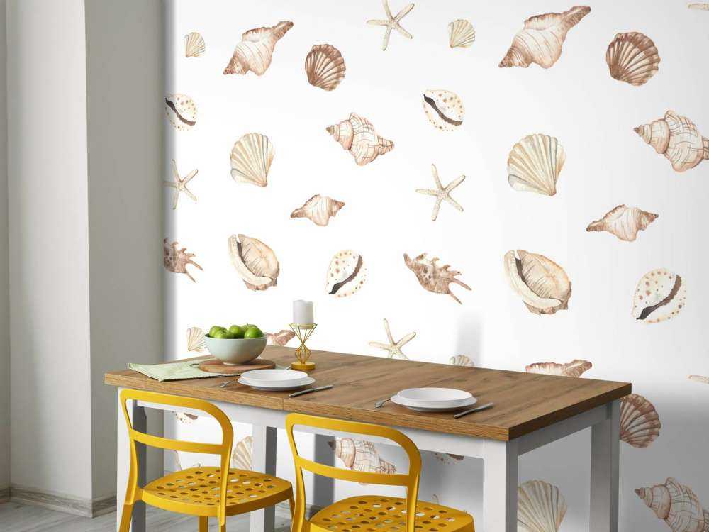 Watercolour shells