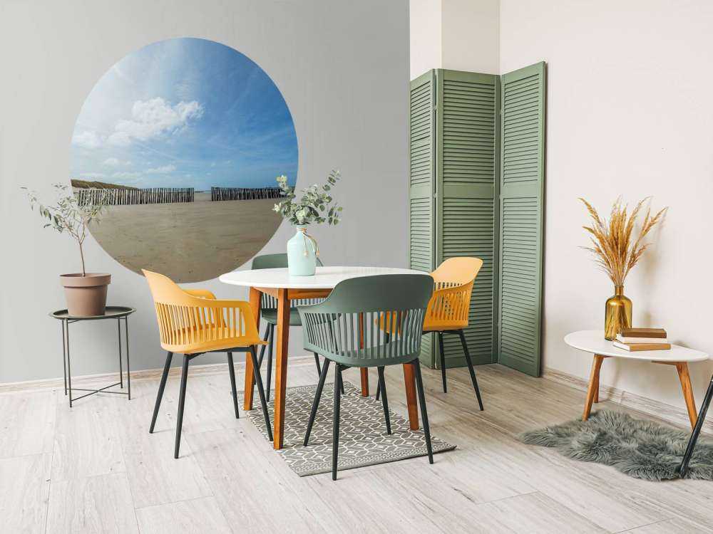 Breakwaters at the beach