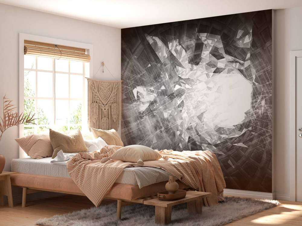 High-tech portaal in zwart-wit