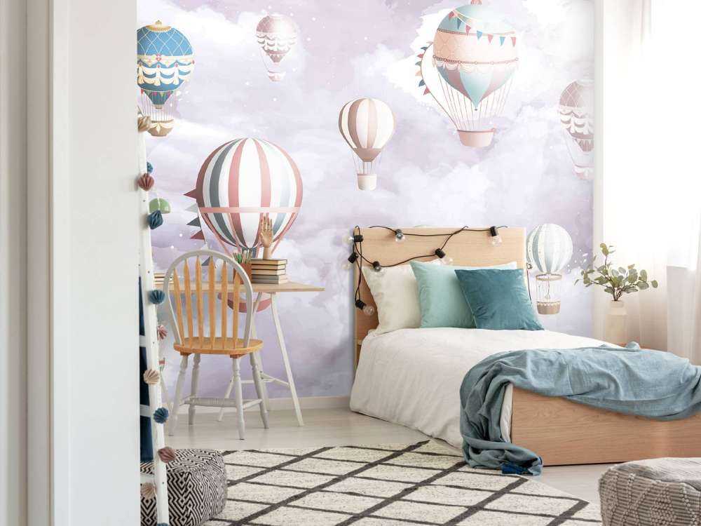 In the purple clouds