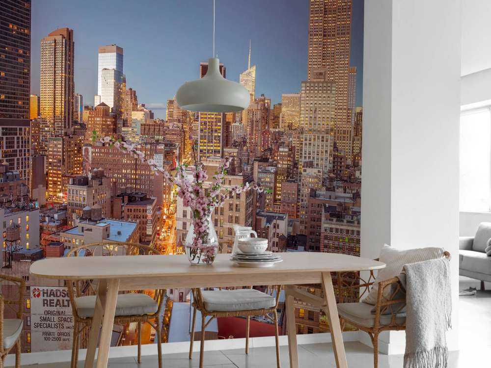 New York in the evening