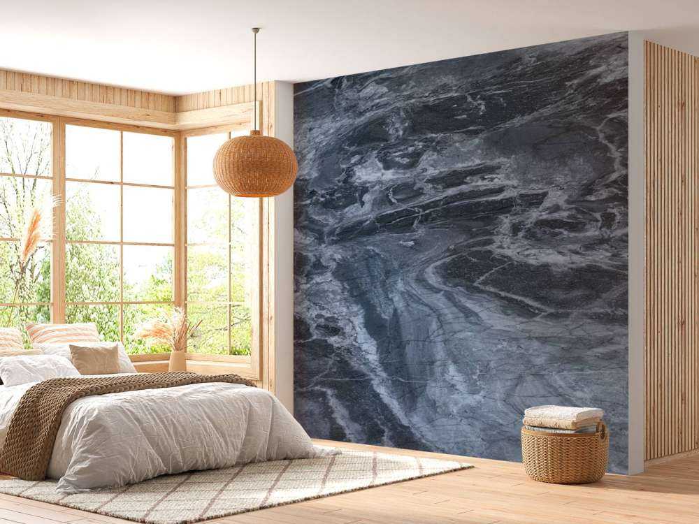 Marble with blue tone