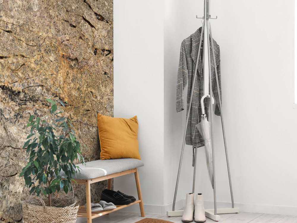 Sand-coloured marble