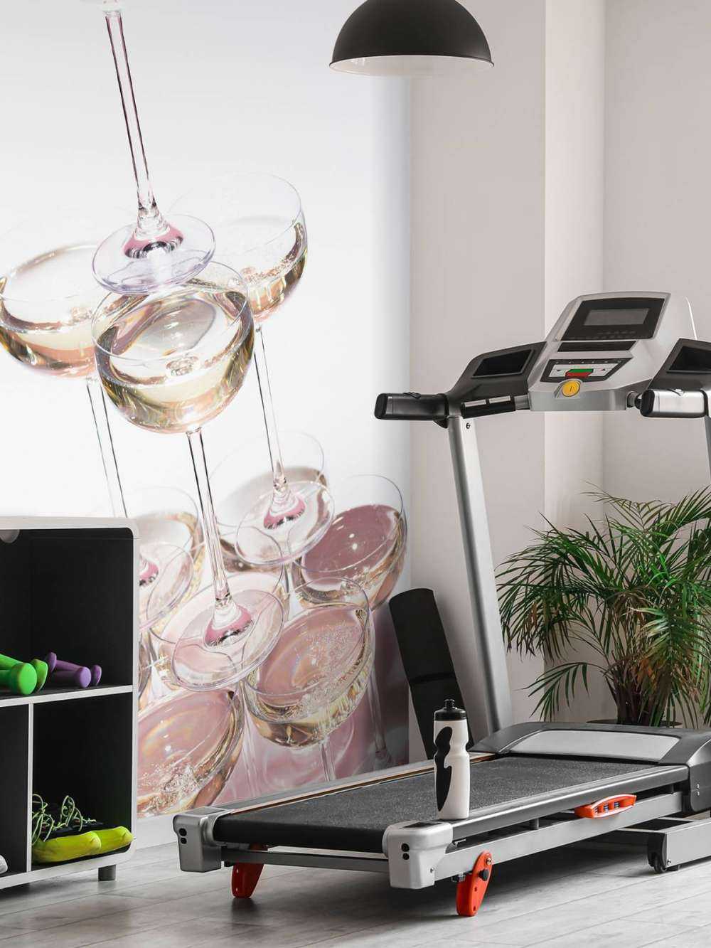 Champagne tower pink