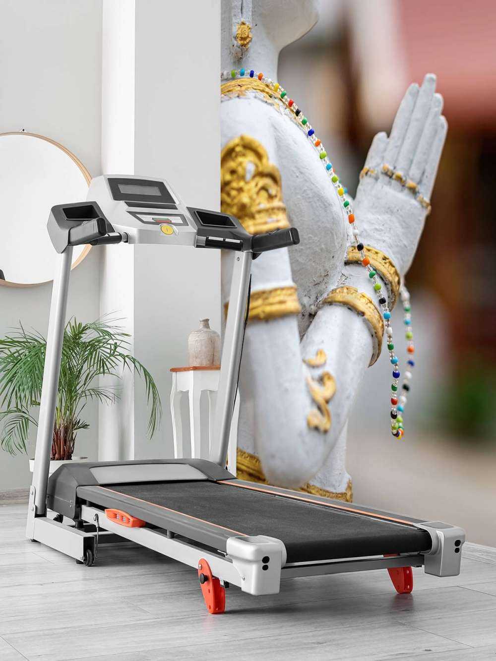 White and gold Buddha Temple complex Bangkok (Thailand)