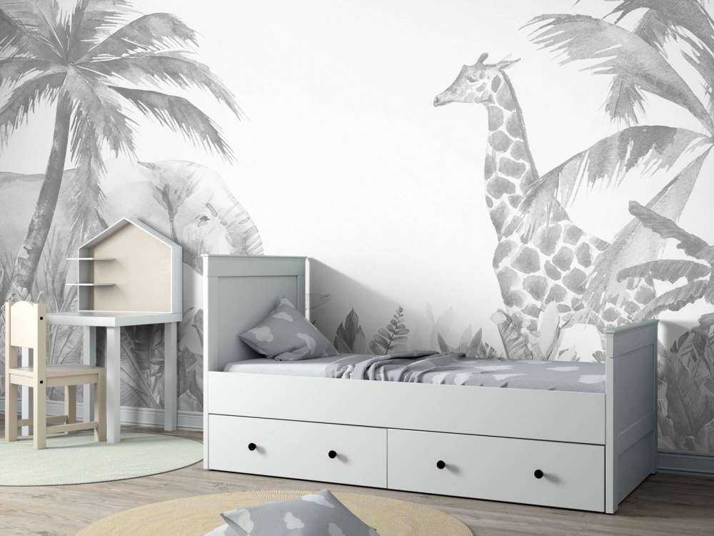 Cheerful jungle animals