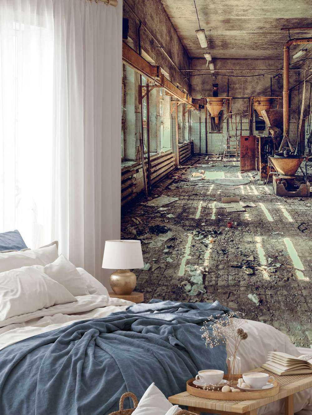 Destroyed factory