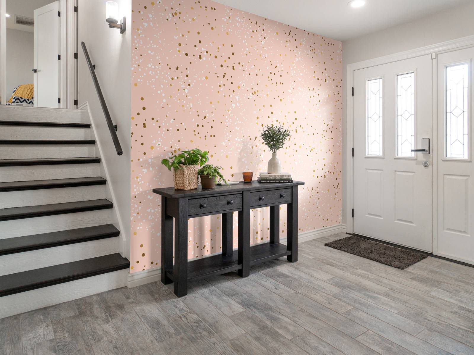 Golden glitter pattern