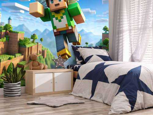 Flying hero of the pixel valley