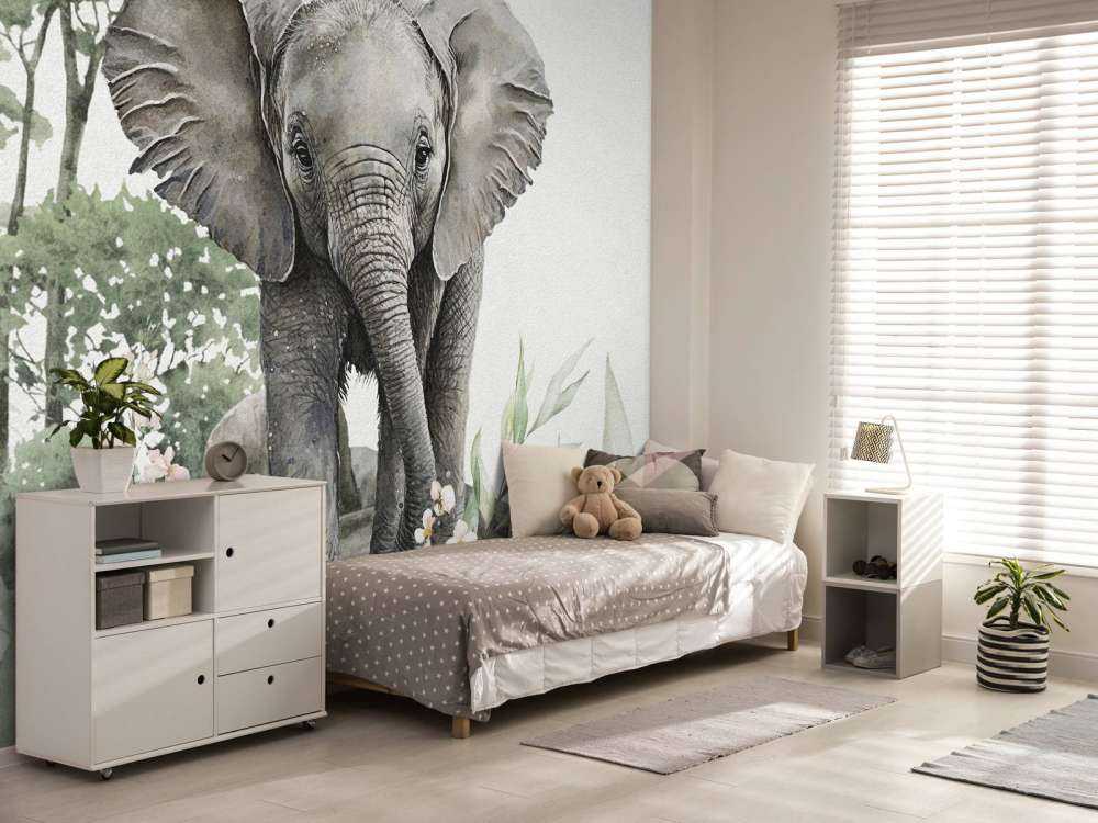 Elephant in the jungle