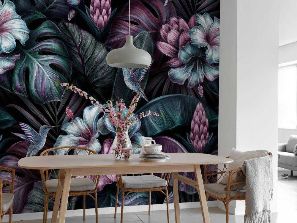 Pattern with birds