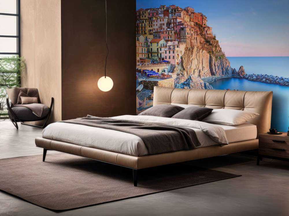 Village on a rock in Italy