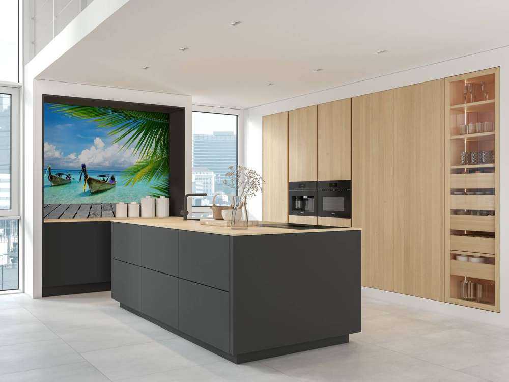 Boat and a palm tree