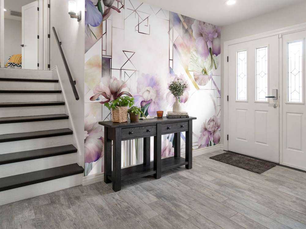 Watercolor Geometry Pink