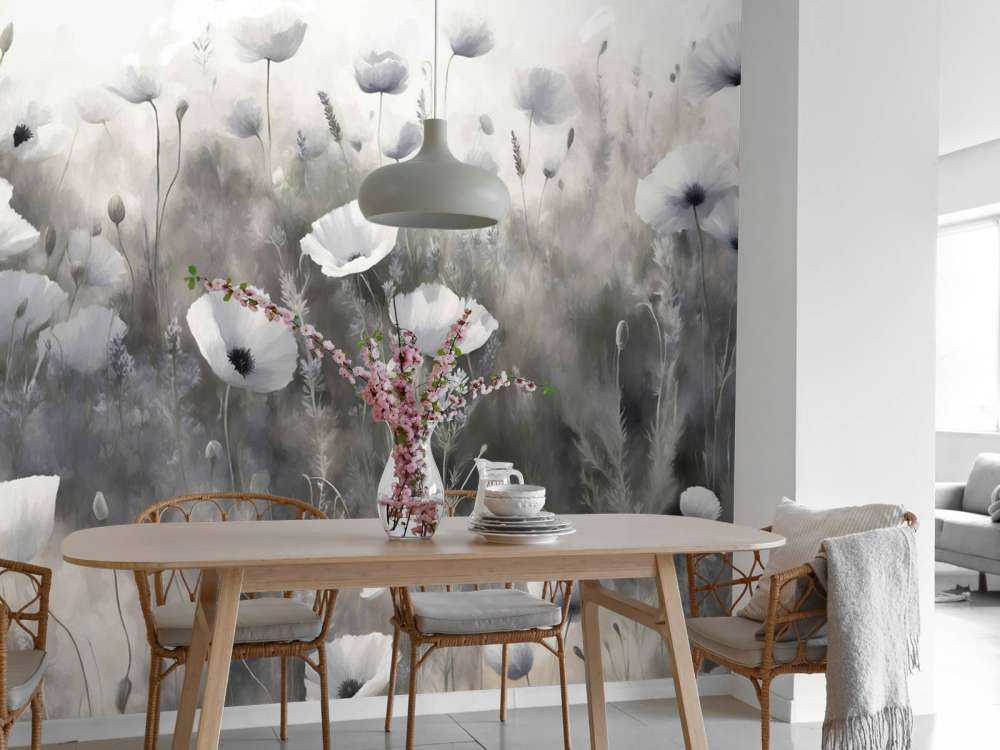 Wildflower dance - gray