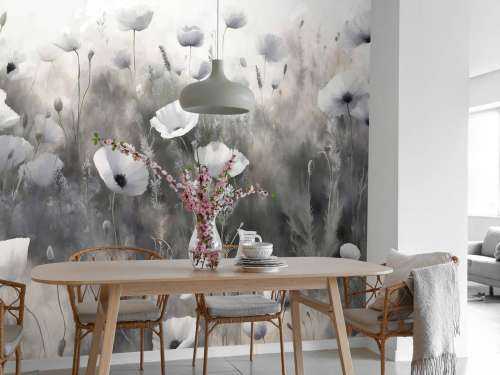Wildflower dance - gray