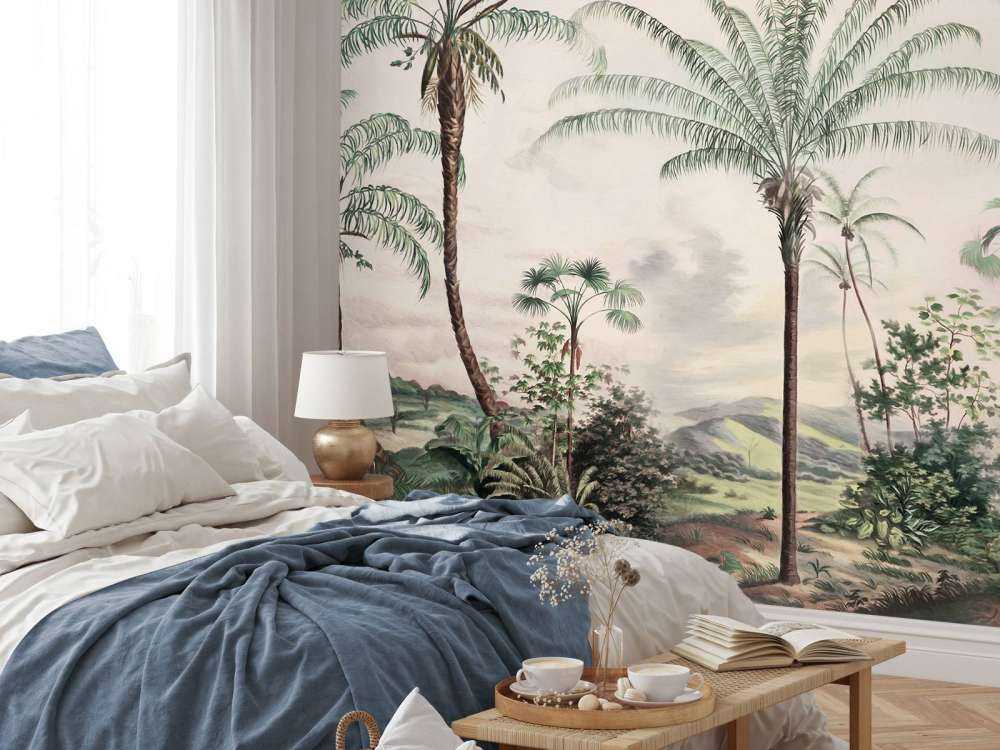 Romantic Tropics Dark Green