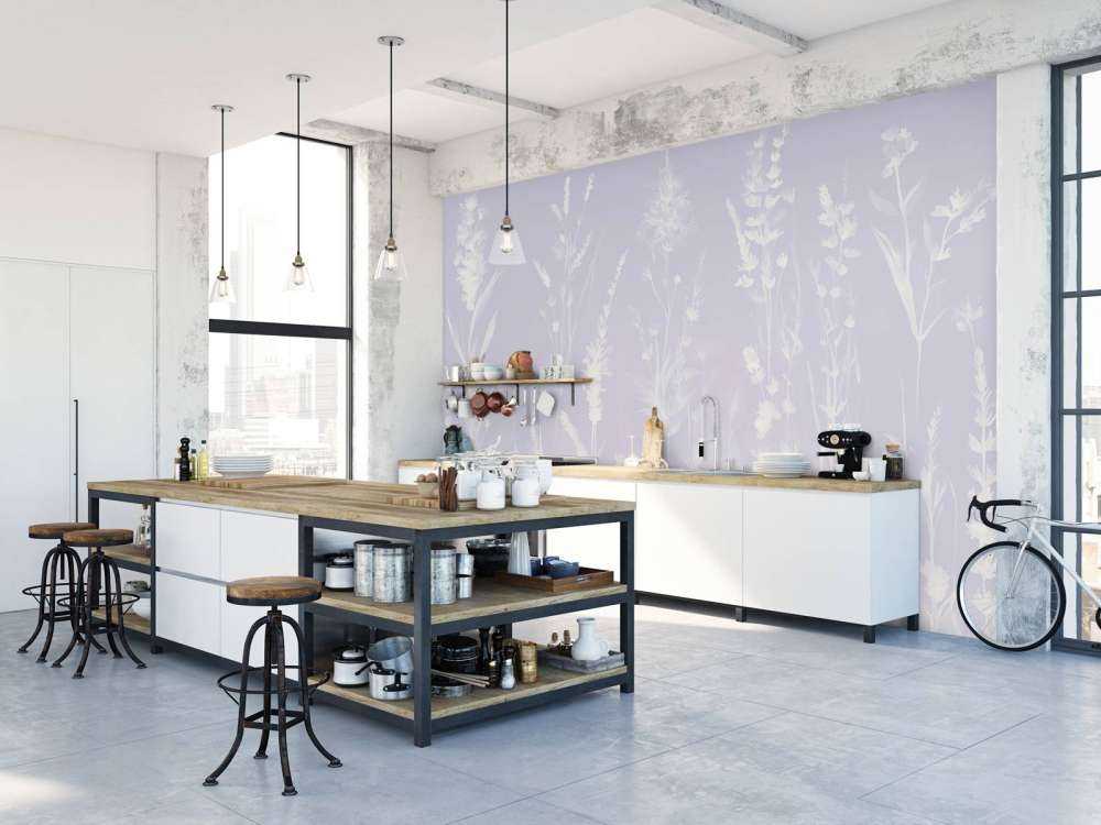 Lavender Glade Seamless Lavender Purple