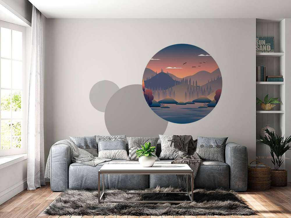 Autumn forest illustration