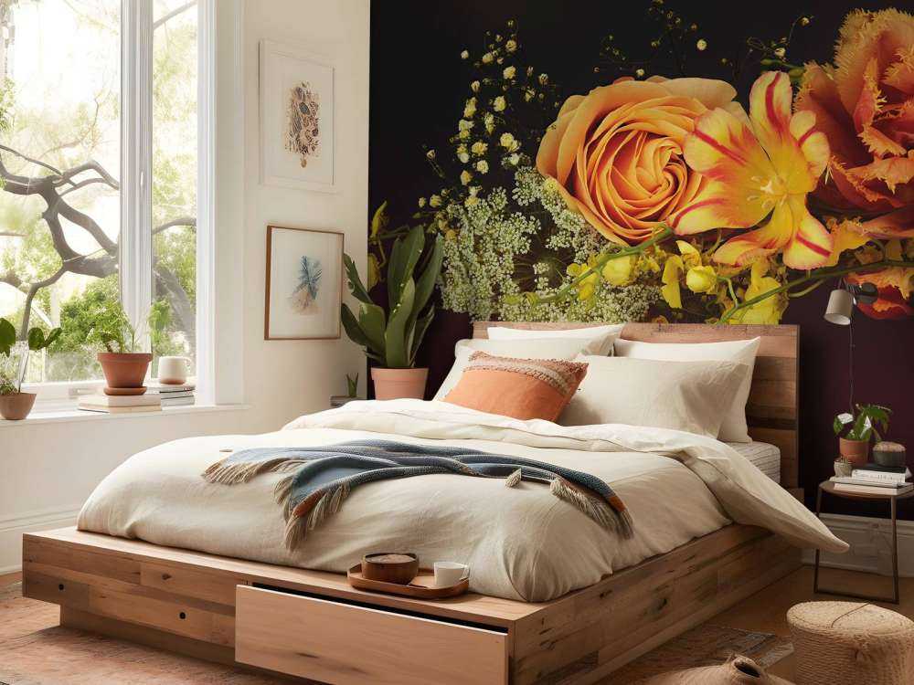 Compound floral garland